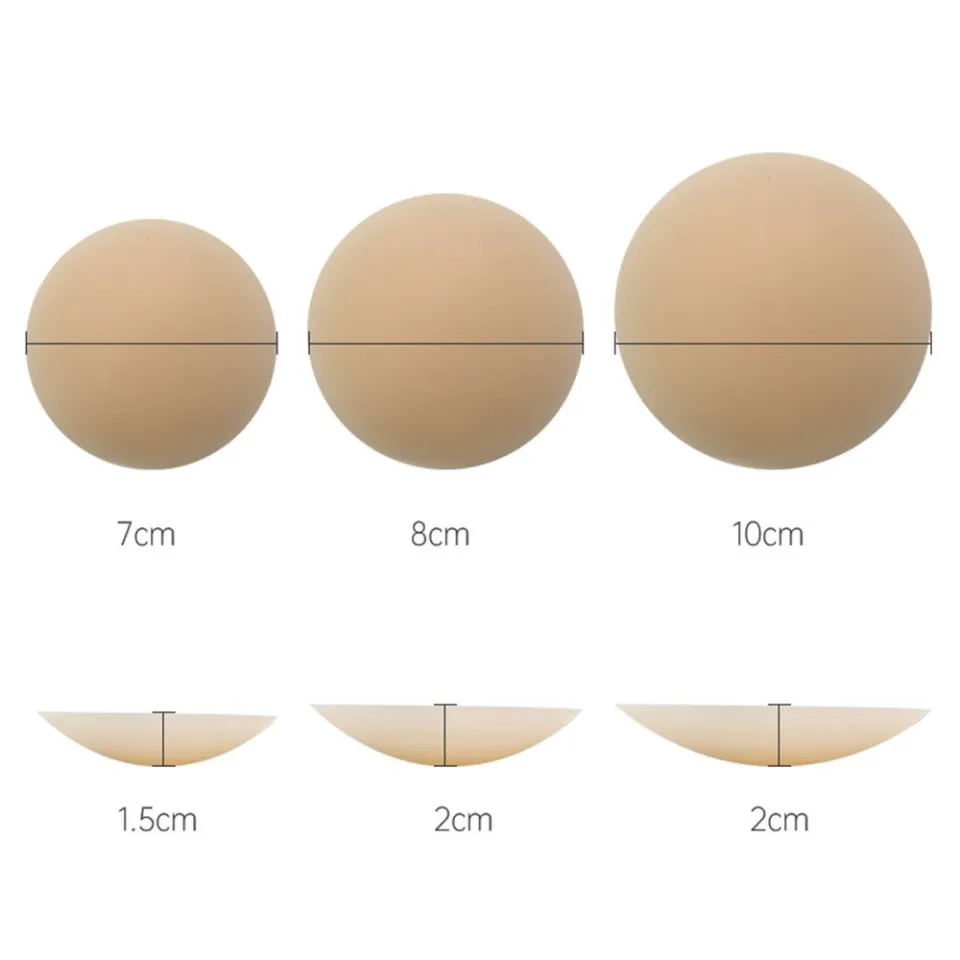 Invisible Large Sticky Chest Paste Womens Silicone Pasties Nipple