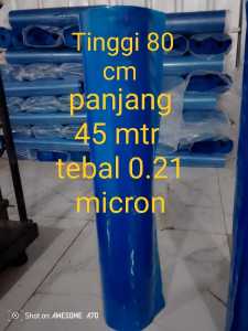 Plastik Pagar Benih Padi Sawah anti tikus lebar 80 cm panjang 1 roll -+45 mtr tebal 21 micron
