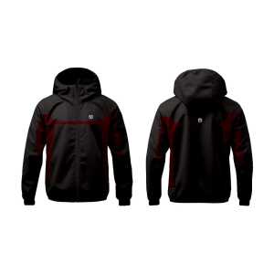 Jaket Motor Windproof Waterproof Outdoor Jaket Hiking Jaket Gunung Tahan Air Dan Angin Black Petrol