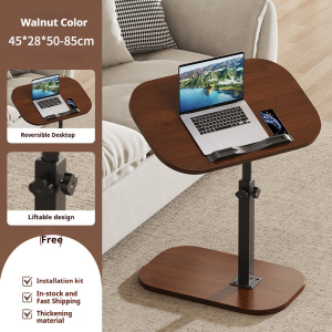 LULU Sofa Side Table Movable Bedside Storage Rack Small Table Lifting Rotating Bedside Table Bedroom Dormitory Folding Coffee Table Multifunctional For Home Bedroom Dormitory Living Room And Daily Use