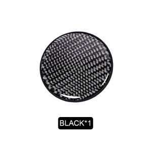SEAMETAL Universal Car Water Cup Pad Carbon Fiber PVC Non-Slip Mat for Bottle Holder Coaster