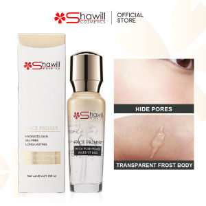 Shawill 6H Long Wearing Primer Face Makeup Base Natural Finish Pre Makeup Moisturizing 40ml Invisible Pore Soft Focus Primer S5009【FDA】