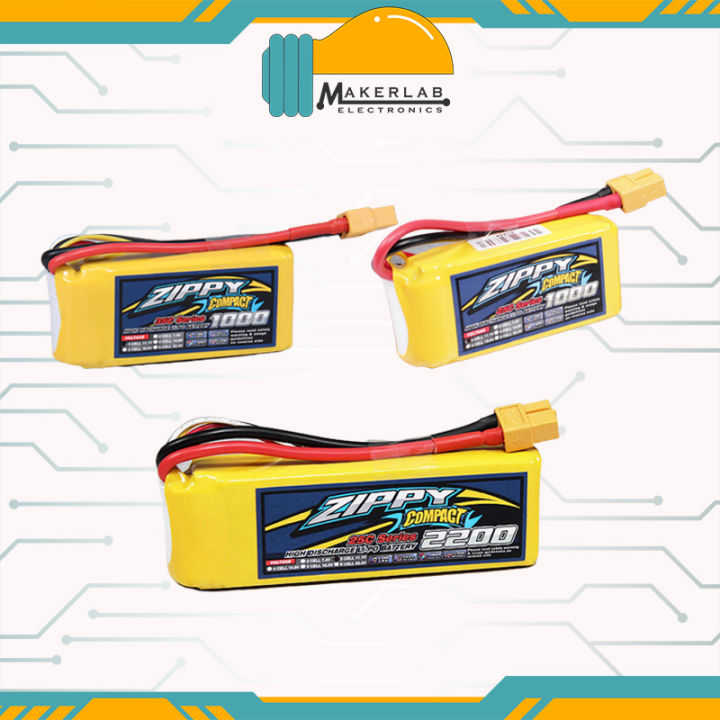 3-Pack XT60 Male Connector Adapters - No Wire Connectors For RC Batteries & ESCs