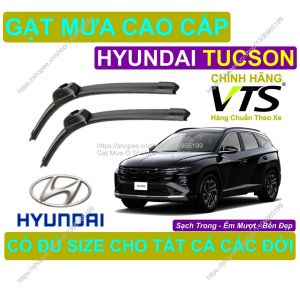 Gạt Mưa Silicon Kính Lái Hyundai Tucson Cặp Gạt M.ưa Kính Lái Hyundai Tucson Có Đủ S.ize Cho Các Đời Xe Hyundai Tucson