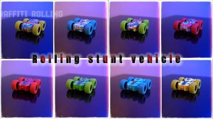 Kids Double-Flip Inertia Dump Truck – Off-Road Stunt Toy Car