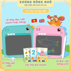 Máy đọc viết Lalatalk máy đọc thẻ song ngữ kết hợp bảng viết tự xóa thông minh Lalala baby Song Ngữ Anh-Việt