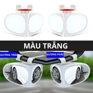 Bộ 2 Gương Chiếu Điểm Mù Ô Tô Cao Cấp Quan Sát Trước Sau Chống Nước Góc Rộng An Toàn Khi Sử Dụng Lắp Đặt Dễ Dàng