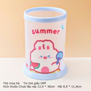 Ống đựng bút hình trụ cute hộp cắm bút tròn lắp ghép dễ thươngHộp đựng bút cao cấp để -NIEVE