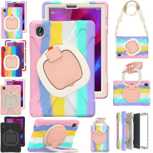 Xiaomi Redmi Pad Pro 12.1นิ้ว2024แท็บเล็ตกันกระแทกสำหรับเด็กที่มีน้ำหนักมากปลอกสายคล้องแท่นวางหมุนได้