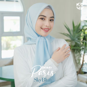 KOYU HIJAB segiempat plain BEAUTY PARIS part 3
