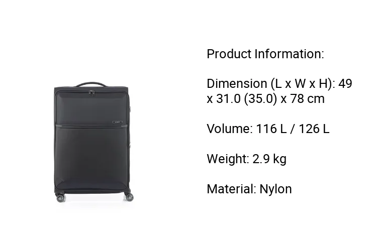 Samsonite 73H Spinner 78/29 EXP (WOB) | Lazada Singapore