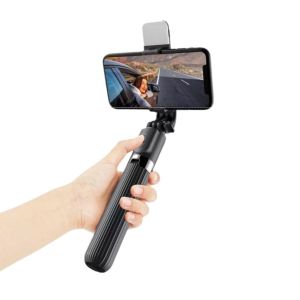 tongkat selfie tongsis tripod tripot Monopod Penyangga hp handphone Camera Kamera berdiri wireless selfie stick portable R1 R1s