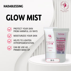 Ms. Tsung Essentials Luminous Sunblock Cream SPF30 30g for Sun Protection Dark Spots & Dull Skin