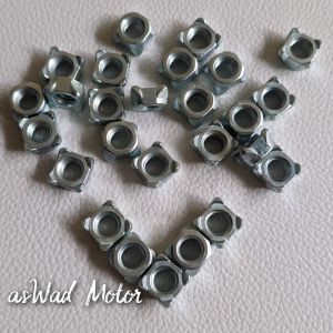 5pcs Mur Las Kotak M8 Baut 12 Universal / Welding Nut / Weld Nut / Mur Kotak / Mur Las serbaguna Part