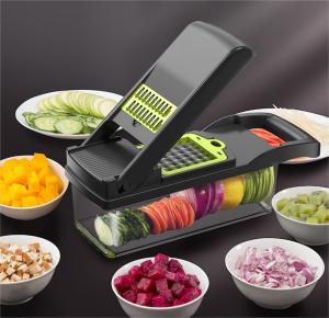 Multifunctional Vegetable Slicer Set Household Food Grater Chopper with Drain Basket Fruit Cutter Kitchen Hand Protector