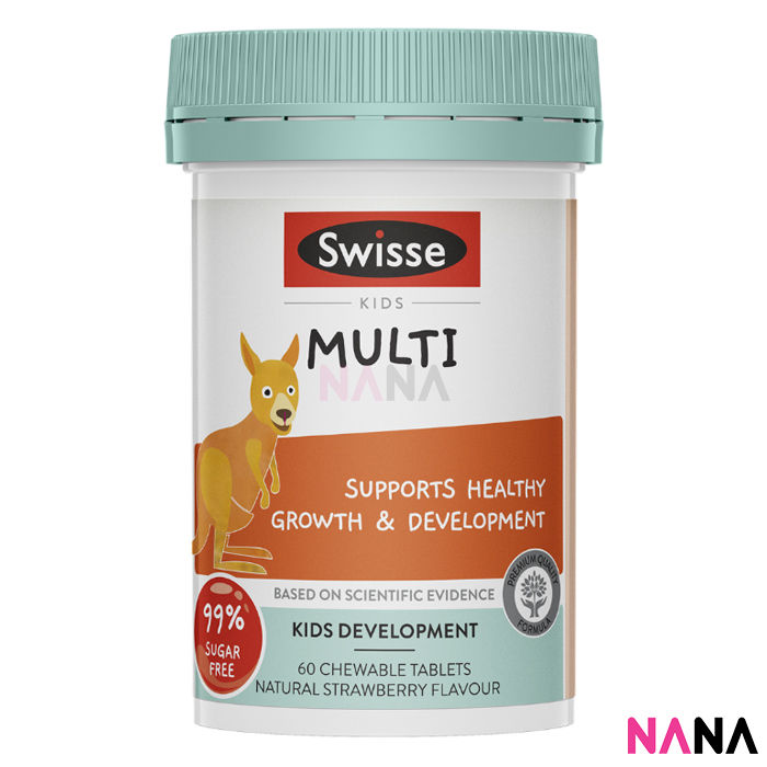 Swisse Swisse Kids Multi 60 Chewable Tablets (Strawberry Flavour) (EXP ...