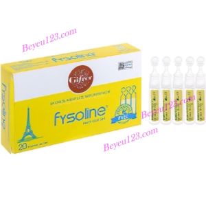 (Vàng) 5 Ống / Hộp 20 Ống Nước muối sinh lý cho Bé Fysoline Pháp SHC