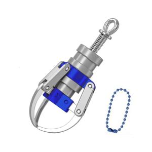 Fun Claw Keychain With Locking Mechanism ABS Doll Machine Grab-clip Keyring Portable Novelty Gift For Key Or Backpacks