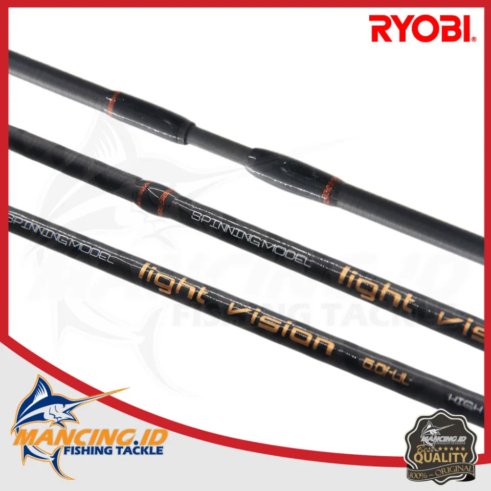 Ryobi Light Vision Joran UL Spinning Rod (Fuji) Ultra Light FishingRod