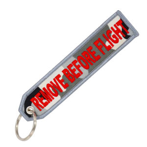 1 Pcs Colorful Aviation Gift Woven Keychain Keyring Remove Before Flight Commemorative Key Chain