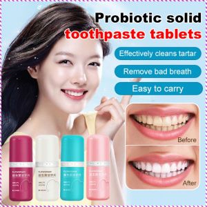 【Fruit Series】Probiotic Dental Cleaning Tablets Fresh Breath Clean Teeth Care For Gums