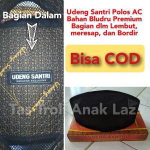 Udeng Santri Polos AC Bludru Premium Peci Songkok Kopiah