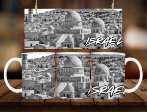 Israel Souvenir Mug 11oz with Gift Box – Ceramic Coffee Mug | Collectible Keepsake