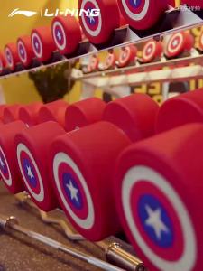 李宁（LI-NING）瑜伽垫 80cm加宽10mm加厚高弹抗撕裂防滑双人训练垫女运动男健身垫子初学舞蹈垫 LBDM794灰色