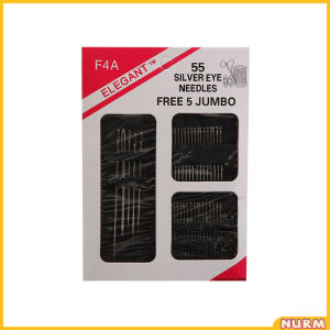 Nurm 12 PCS Blind Sewing Needles Elderly Big Hole Stainless Steel Needle for Sewing Household DIY