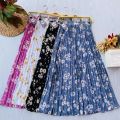 ROK PLISKET FLOWER PREMIUM MOTIP LYLY DAILY MOTIP DAISY MOTIP HANA SKIRT. 
