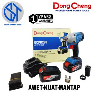 HARGA PROMO Pembuka Baut Baterai Dongcheng DCPB 298 Cordless Impact Wrench DCPB298 TYPE BM