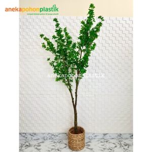 Tanaman Hias Pohon Artificial Daun Semanggi T170 Latex Cover Pot Eceng Gondok Hiasan Dekorasi Rumah