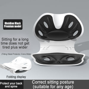 LIKE LIFE Office Foldable Lumbar Support Seat Cushion Correct Posture Beautiful Butt Protection Long Sitting No Tiredness Petal Chair Pad