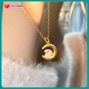 Dây chuyền con thỏ đi học trang nhã - dây chuyền sương cá lắp lánh mới dây cổ nữ dây chuyền 2 tầng nữ dây chuyền nữ hàn quốc OQ486 dây chuyền đá lấp lánh sợi dây chuyền nữ trang sức nữ BSTDC - [NaLa Shop]