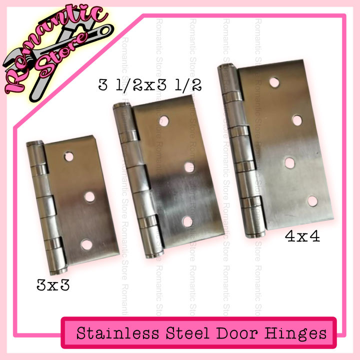 V-horse 3 size Door Hinges Stainless Steel | Lazada PH