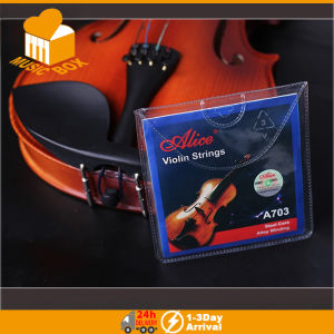 Alice A703 Violin Strings Alloy Wound Silver Steel Violin Strings for 1/2 3/4 4/4 Violin Accessories