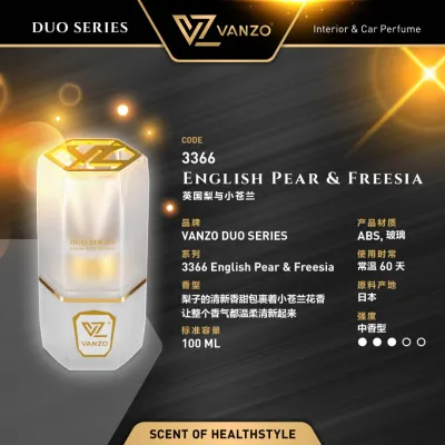 Vanzo Duo Series 3355BlackClassic Blossom /3366English Pear & Freesia