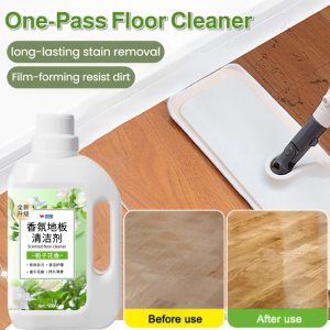 One-pass Floor Cleaner Effective Antibacterial Powerful Decontamination No-Rinse for Solid Wood Marble Tiles