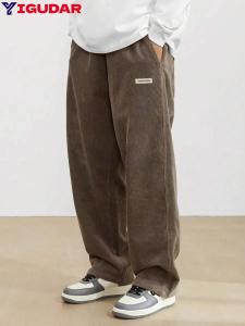 Corduroy Pants Men Clothing Sweatpants Loose-Fit Casual Pants Man Baggy Hosen Regular Length Trousers Men Cargo Pants Women2026