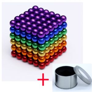 216Pcs Magnet Beads Cube Building Toy 5mm Magnetic Ball Magic Magnetic Balls