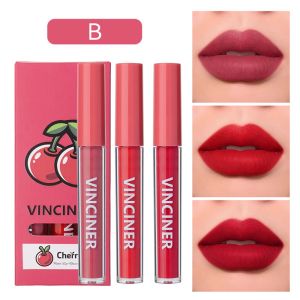 3PCS Lipstick Set: Discover the Ultimate Fruit Lip Glaze & Long-lasting Moisturizing Lip Gloss