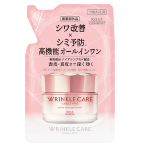 【Direct From Japan】Grace One Wrinkle Care White Moist Gel Cream 100g/Refill 90g Anti-aging