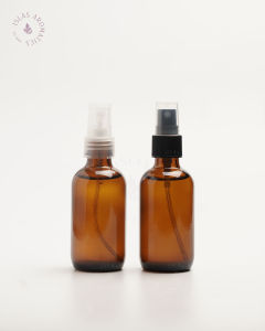 60ml Amber Glass Bottle with Pump Spray Islas Aromatics