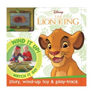 Disney The Lion King Wind It Up Board Book I Storybook for Toddler  with Toy I Children Early Reading