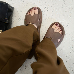 [Free Shipping] WomenS Slippers 2026 Home Indoor Bathroom Bath Non-Slip Household Sandals For Women Summer Leather-Like Material
