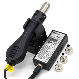 Yarboly 220โวลต์แบบพกพา BGA Rework บัดกรีสถานีเป่าลมร้อนความร้อน8858ดีกว่า858D 858 8586การตรวจสอบอัจฉริยะและชุดอากาศเย็น