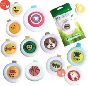 Baby Mosquito Repellent Clip Button – Safe & Natural Essential Oil Insect Repellent for Kids and Adults Long-Lasting Protection from Mosquitoes Non-Toxic Easy-to-Clip Design for Clothes Bags & Strollers Ideal for Outdoor Play Travel & Daily Use