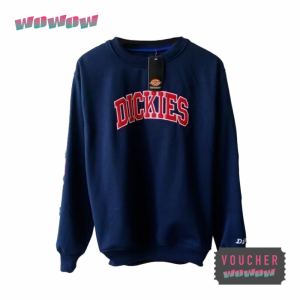 DICKIES Crewneck Pullover Sweater Jaket Navy Streetwear HYPE HYPEBEAST Outfit Brand