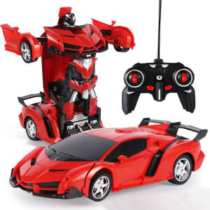 Black Pearl - Remote control transforming car 1:18 robot model - 2-body style remote control car - robot toy