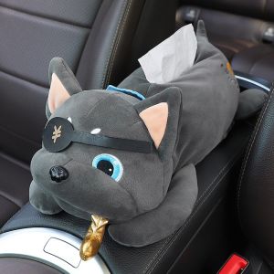 Chó quý tộc dễ thương phụ kiện làm đẹp nội thất ô tô gắn màn hình gạt mưa và cần số